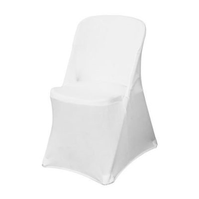 Housse blanche pour chaise pliante